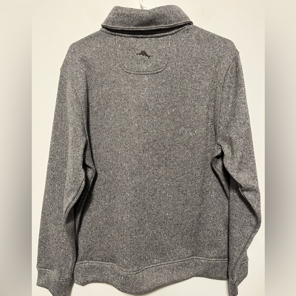 NWT Tommy Bahama New Haven Herringbone Sweater In Spa Stone Men's Size S - Picture 4 of 6